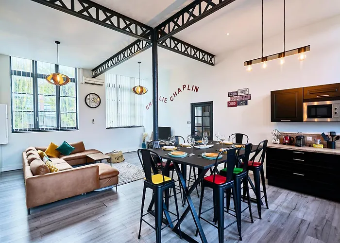 Le Charlie Chaplin - Loft D'exception, 8 Pers * Roubaix