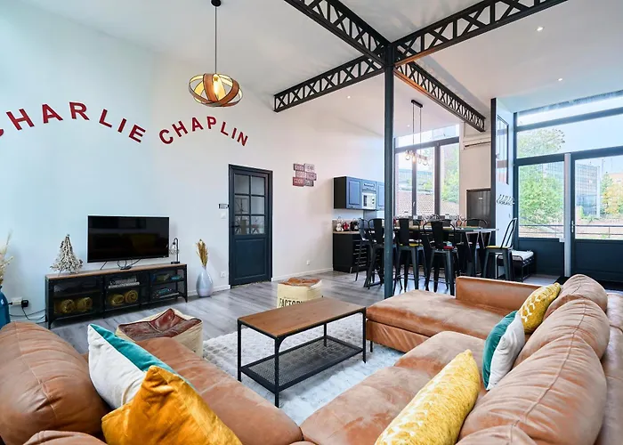 Le Charlie Chaplin - Loft D'exception, 8 Pers * Roubaix